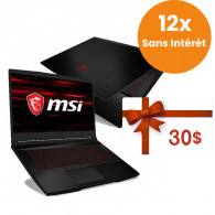 PC Portable Gamer MSI GF75 Thin10é Gén i7-10750H 8Go 512Go SSD Noir PC Portable Gamer MSI GF75 Thin10é Gén i7-10750H 8Go 512Go SSD Noir