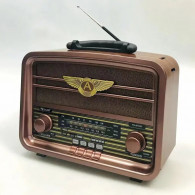 Haut Parleur Portable Radio FM de la marque Meier RX-BT939 couleur  Marron