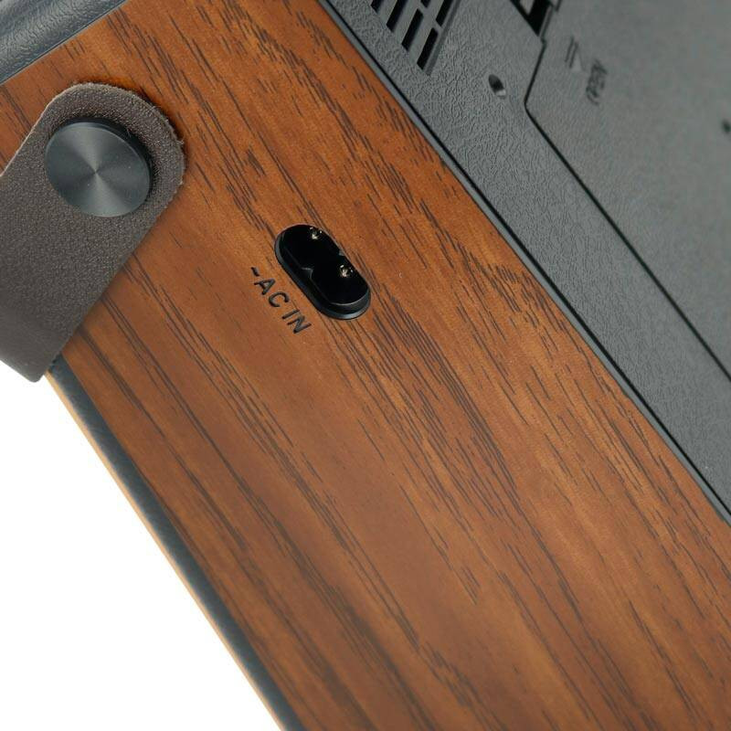 Haut Parleur Portable Radio FM de la marque Meier RX-BT89SQ couleur Marron