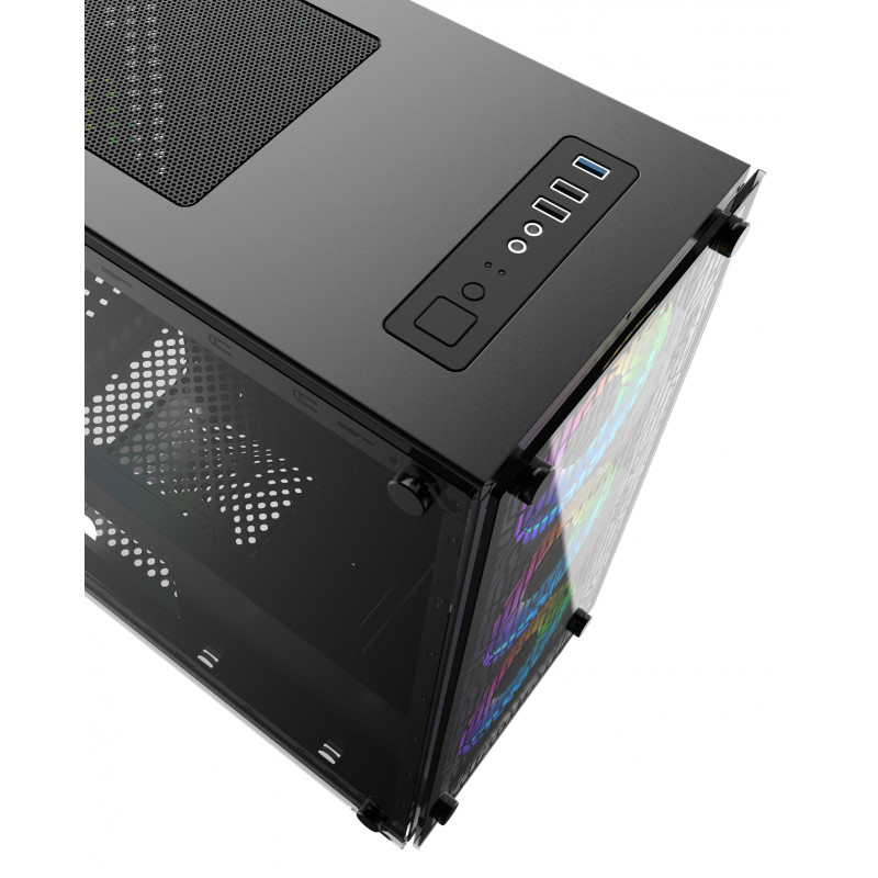 Pc De Bureau Gamer AMD Ryzen 5 16 Go 480Go SSD Noir