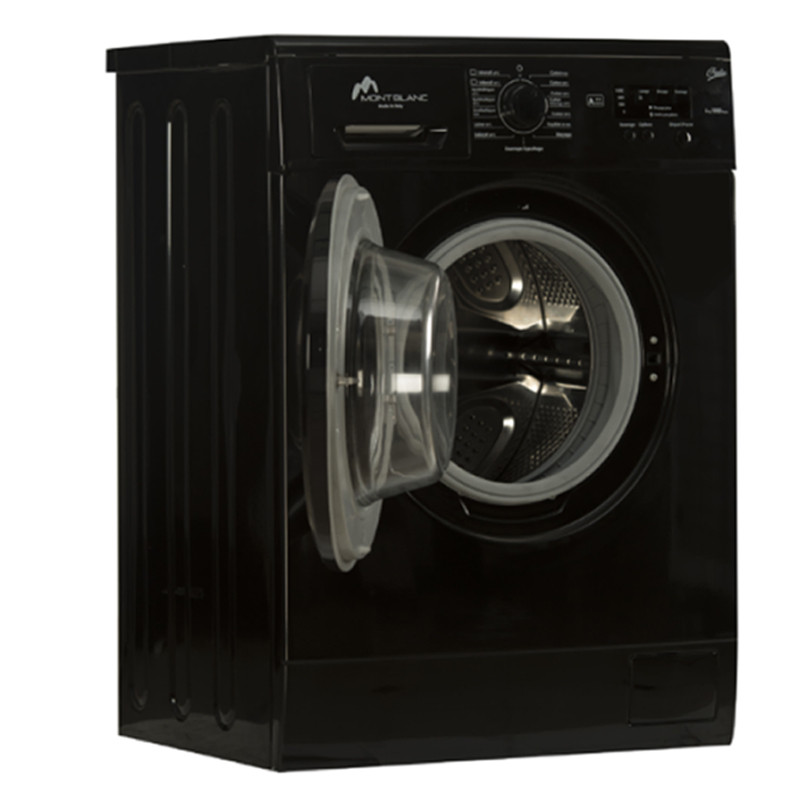 Machine à Laver Frontale de la marque Montblanc WM610B, capacité 6 KG couleur Noir