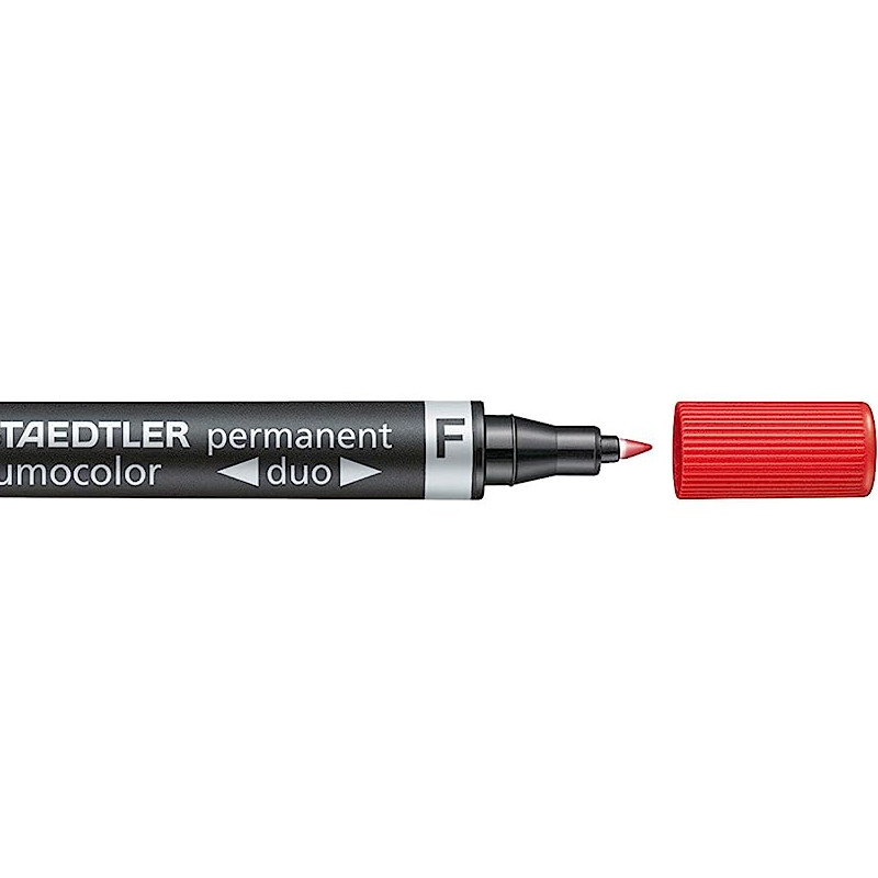 Marqueur Permanent Dduo Lumocolor 348 B - Rouge