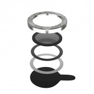 Ring Appareil Photo Pour iphone 14 Pro Max - Silver