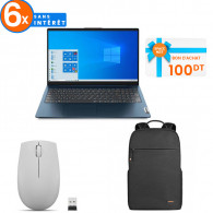 Pc Portable LENOVO IdeaPad 5 15ITL05 i5 11Gén 8 Go 512 Go SSD Bleu (82FG00QDFG)