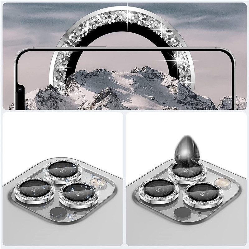 Protecteurs D'objectifs Camera Pour iPhone 13 Silver