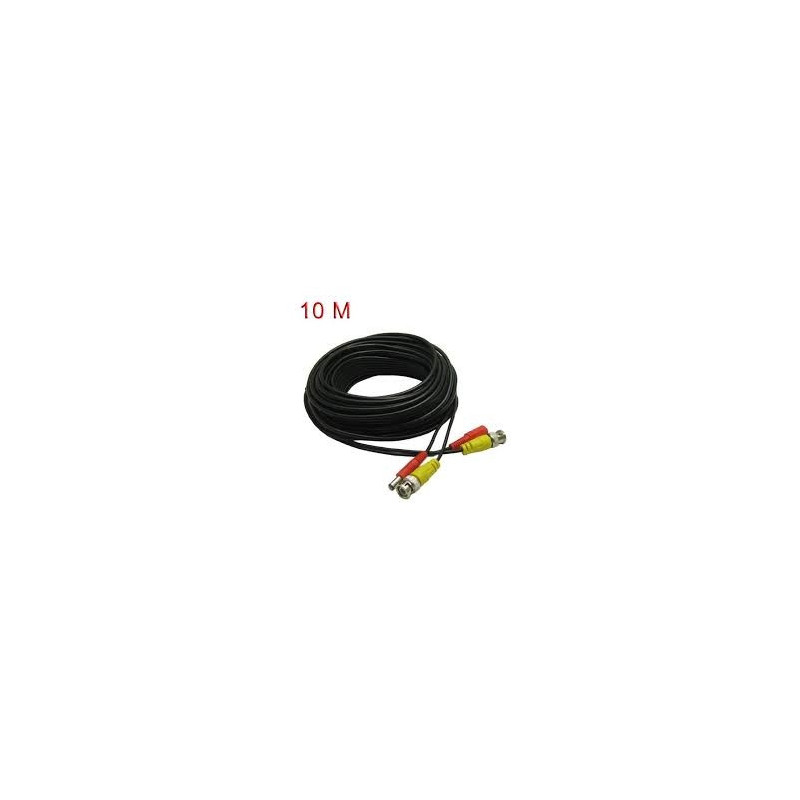 cable camera CCTV BNC + DC 10 m