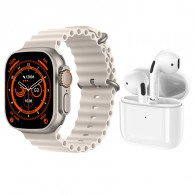 Pack Montre Connectee Ultra + Earbuds Tws Gris