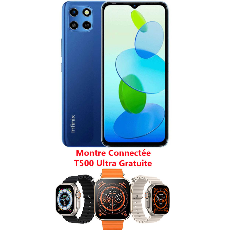 Smartphone Infinix Smart 6 HD 2Go 32Go Bleu Smartphone Infinix Smart 6 HD 2Go 32Go Bleu