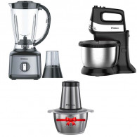 Pack Biolux : Blender M.BL05D + Batteur Duo M.BA05D + Hachoir M.HA2X Gratuit