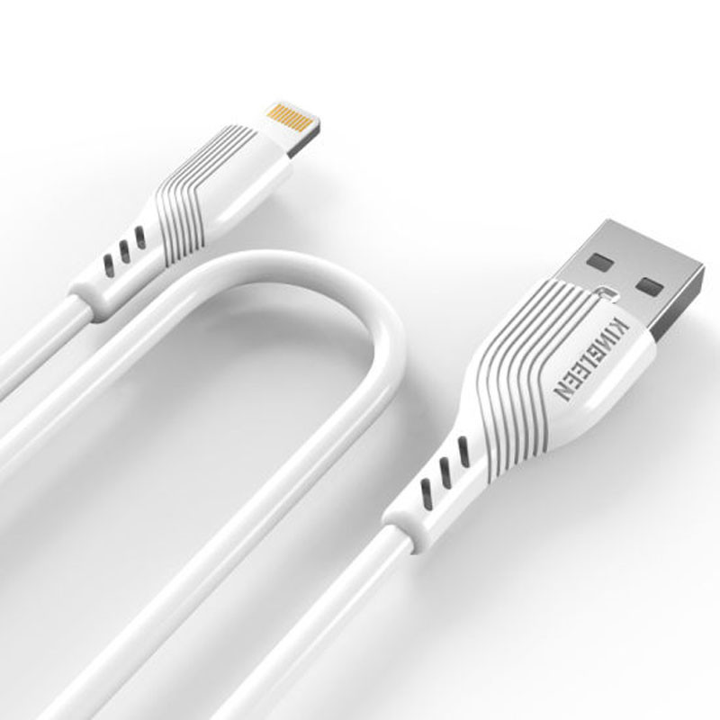 Câble de Charge Kingleen K37 USB vers Micro USB - Blanc