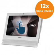 Pc De Bureau Tout-en-un MSI Celeron 5250U 4Go 256 Go SSD (PRO16T10M002XEU-W)