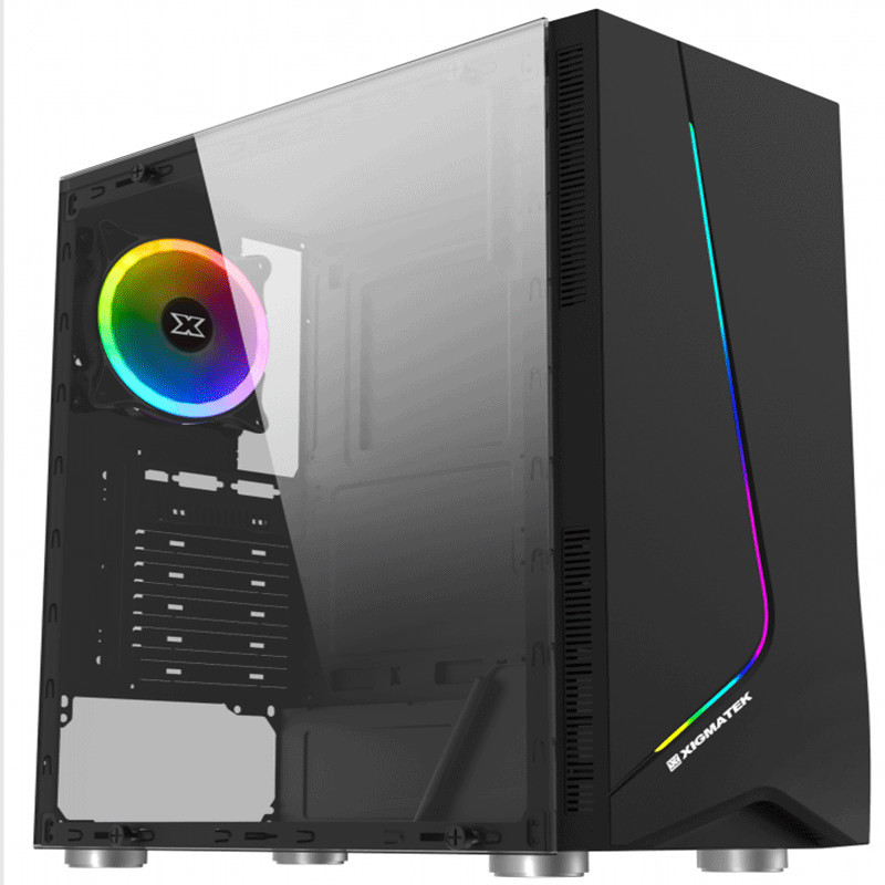 Pc De Bureau Gamer AMD Ryzen 5 8Go 512Go SSD Noir