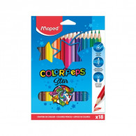 Pack de 18 Crayons couleurs Maped 18/18