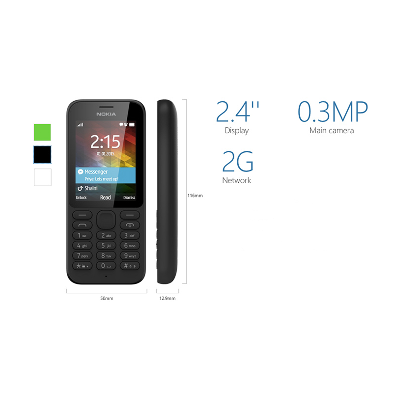 Nokia 215 Noir Double Sim