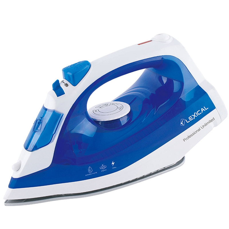 Fer à Vapeur Lexical LSI1001 1600W - Bleu & Blanc Fer à Vapeur Lexical LSI1001 1600W - Bleu & Blanc