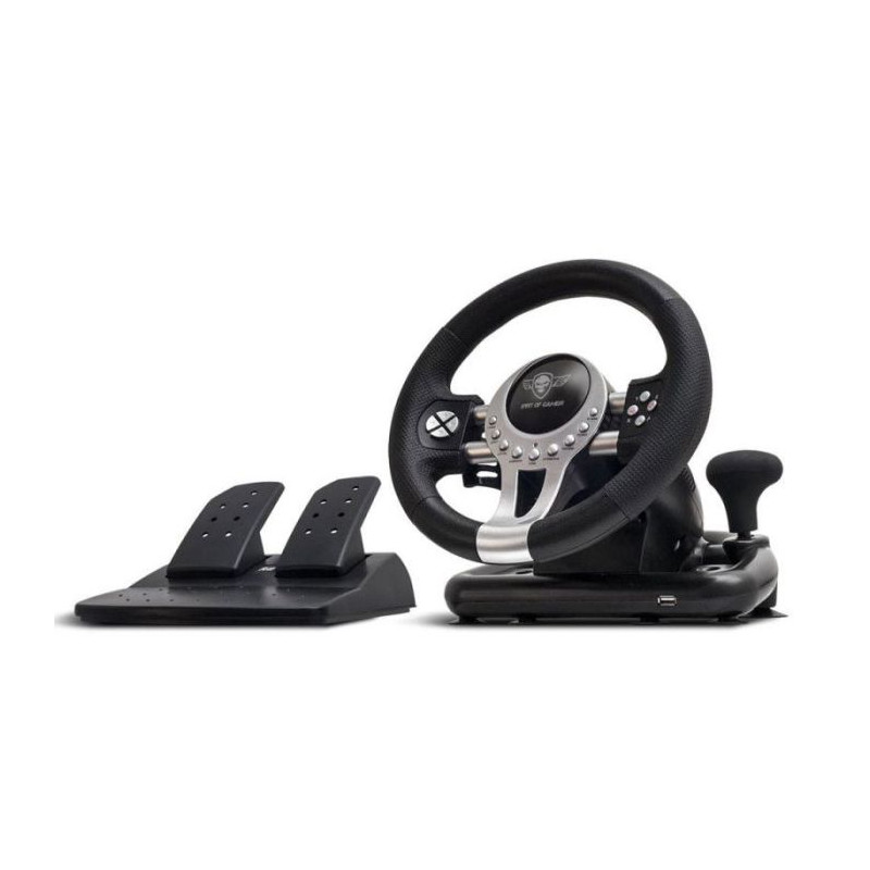 Volant & Pédale Spirit Of Gamer Sog RWP2 Pour PS3 / PS4 / Xbox One - Noir