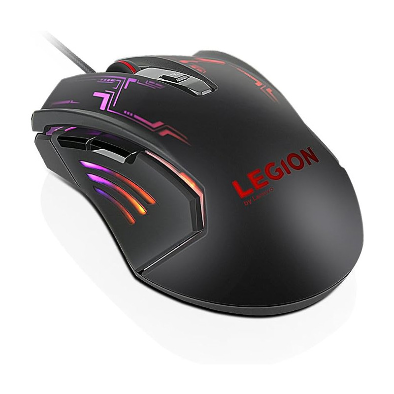 Souris Gaming Lenovo Legion M200 RGB 5 boutons 2400 DPI - Noir