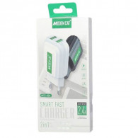 Chargeur Secteur Modemcat MTC004-TC 2 Ports USB, Type C - Blanc