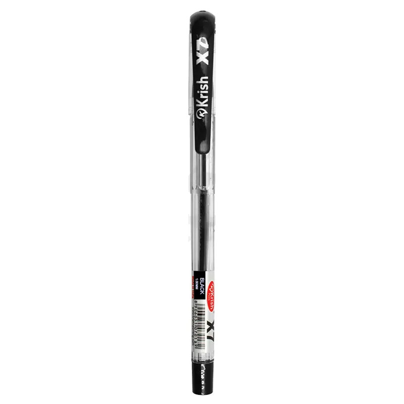 Boite De 12 Stylos À Bille Krish X7 - Noir