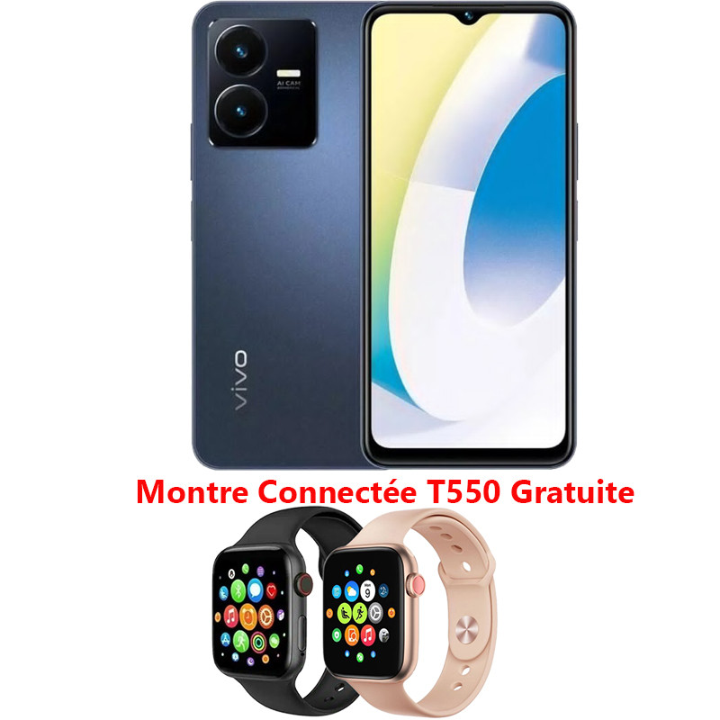 Smartphone Vivo Y22 4Go 128Go Bleu