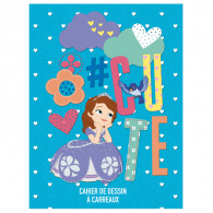 Cahier De Dessin 10x10 Disney Yamama 16 Pages Grand Modèle