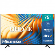 Téléviseur Hisense 75A6H 75" UHD Smart - Noir Téléviseur Hisense 75A6H 75" UHD Smart - Noir