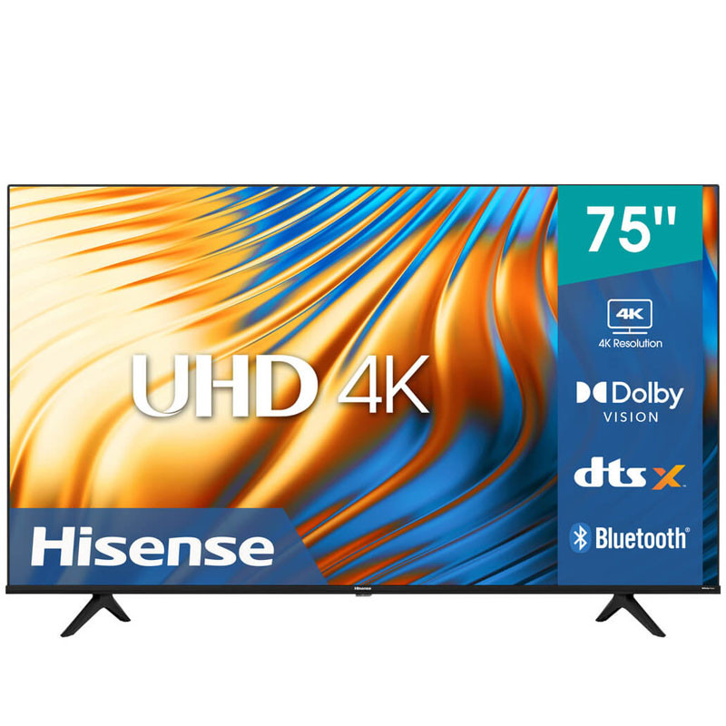 Téléviseur Hisense 75A6H 75" UHD Smart - Noir