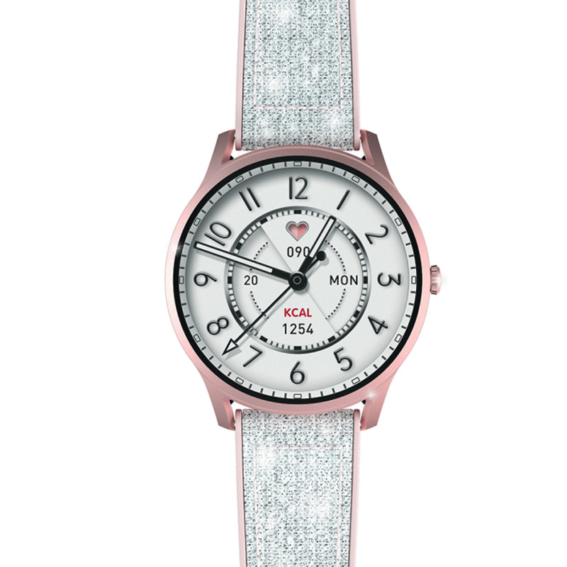 Montre Connectée Kieslect Lady Lora - Rose & Gris