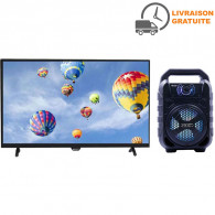 TV ECON 32'' LED HD Avec Récepteur Intégré Noir
