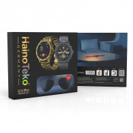 Pack Montre Connectée Haino Teko G12 Max  - Gold & Noir
