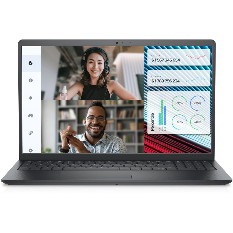 Pc Portable Dell Vostro I7 12Gén 8Go 512Go SSD Noir (V3520I78G) Pc Portable Dell Vostro I7 12Gén 8Go 512Go SSD Noir (V3520I78G)