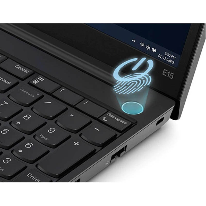 Pc Portable Lenovo Thinkpad E15 i7 12Gén, Mémoire RAM 8Go, Stockge 512 Go SSD, Couleur Noir