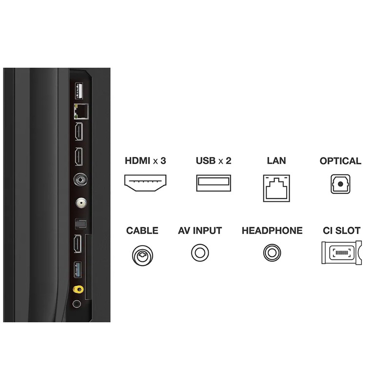 Téléviseur TCL C645 75" QLED 4K Smart Android - Noir