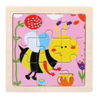 Mini Puzzle En Bois Abeille Pour Enfants
