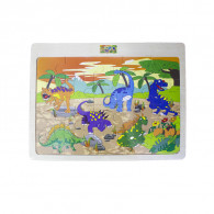 Puzzle En Bois Dinosaur Pour Enfants