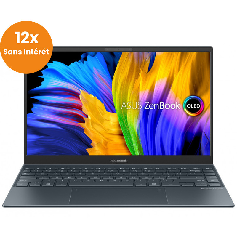 Pc Portable Asus Zenbook 13 i5 10Gén 8Go 512Go SSD Gris (BX325JA-KG288R)