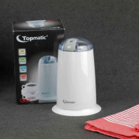 Pack Moulin à Café Topmatic 140w Blanc + Balance De Cuisine Topmatic Noir Pack Moulin à Café Topmatic 140w Blanc + Balance De Cuisine Topmatic Noir