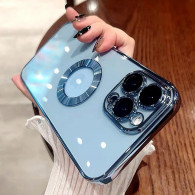 Coque Avec MagSafe Pour iPhone 13 Pro Max - Bleu