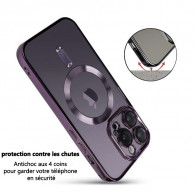 Coque Avec MagSafe Pour iPhone 13 Pro Max - Violet