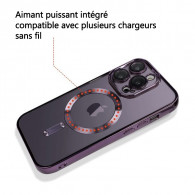 Coque Avec MagSafe Pour iPhone 13 Pro Max - Violet