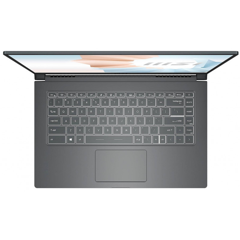 Pc Portable MSI Modern A11MU I5 11Gén 8Go 512Go SSD Gris (9S7-155266-884)