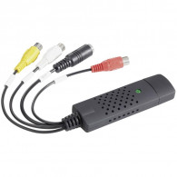 Clé D'acquisition EasyCAP Video-Audio USB + 3RCA Noir Clé D'acquisition EasyCAP Video-Audio USB + 3RCA Noir