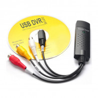 Clé D'acquisition EasyCAP Video-Audio USB + 3RCA Noir