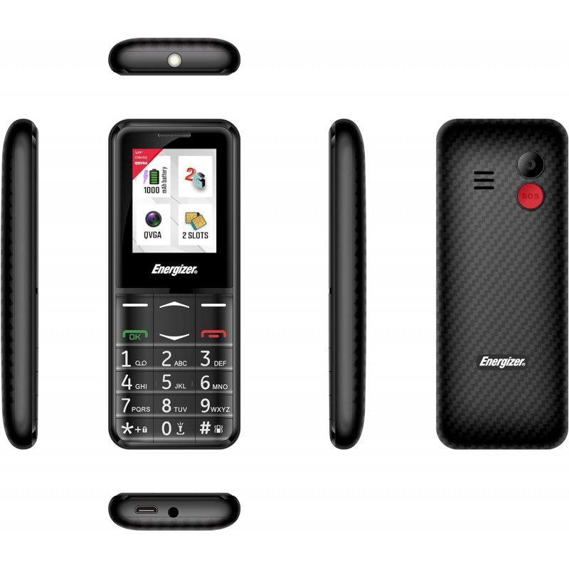 Téléphone Portable Energizer E4 Noir