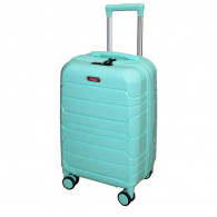 Valise Titou Incassable Avec Roues Démontables Bleu Chewing-gum - Grand Modèle