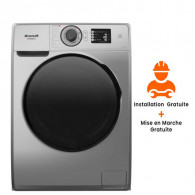 Lave Linge Frontale BRANDT BAM102QVSL 10.5 Kg + Vapeur - Silver Lave Linge Frontale BRANDT BAM102QVSL 10.5 Kg + Vapeur - Silver
