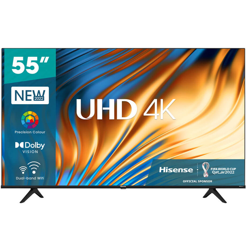 TV Led Hisense Class A6 Series 55A6H 55" 4K Smart Google TV - Noir