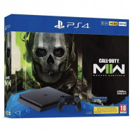 Pack Console PS4 1To + Call Of Dutty Modern Warfare II Bundle + Manette PS4 Rouge + Jeux FIFA 23 PS4