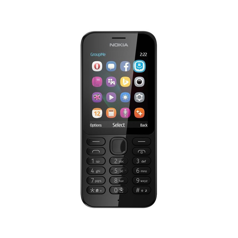 Nokia 222 / Double SIM / Noir Nokia 222 / Double SIM / Noir
