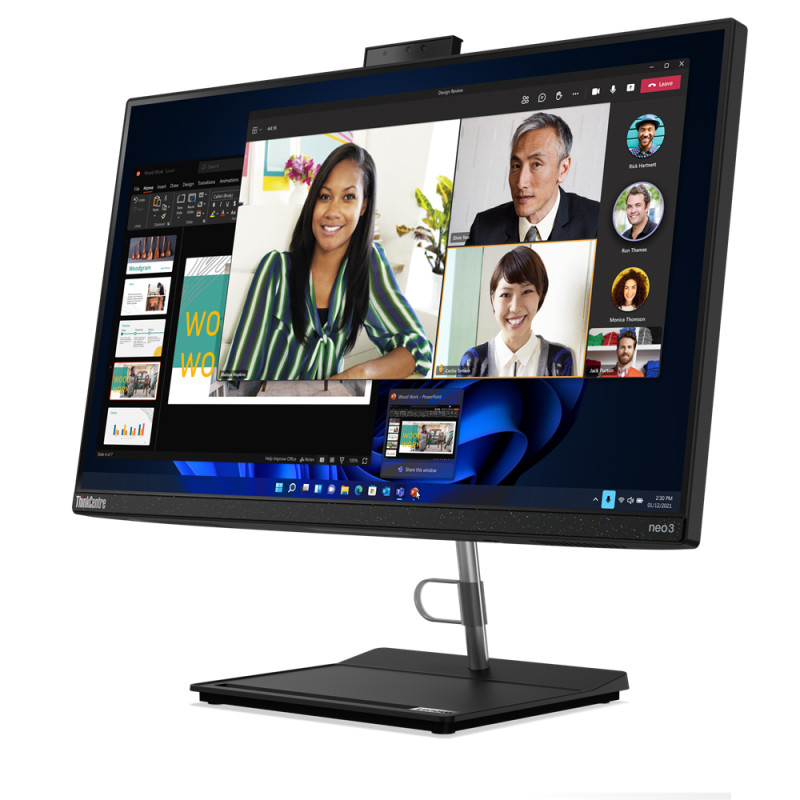 Pc De Bureau Lenovo Tout En Un ThinkCentre neo 30a 22 I3 12Gén 4Go 256 Go SSD Noir (12B30025FM)